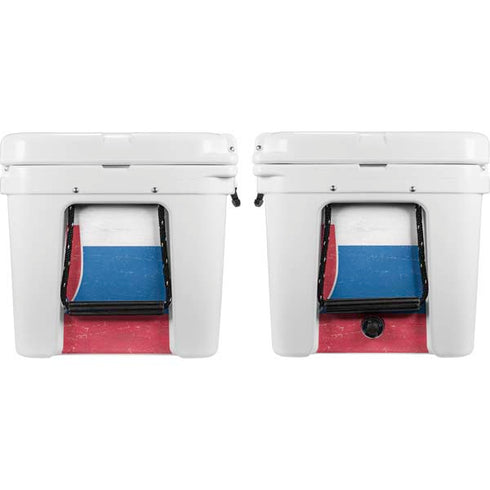 Slovakia Flag Distressed YETI Tundra 75 Hard Cooler Skin